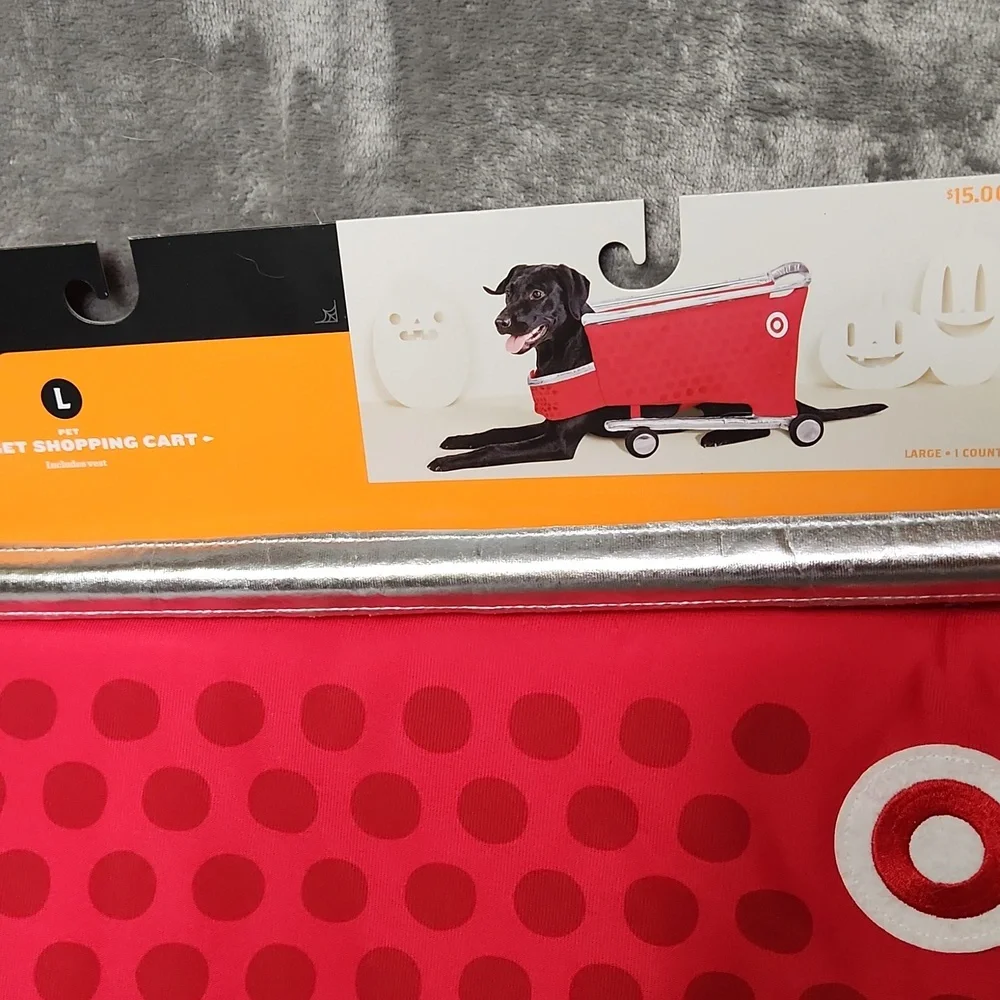 Target Shopping Cart Dog Costume. Size Large
